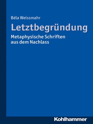 cover image of Letztbegründung
